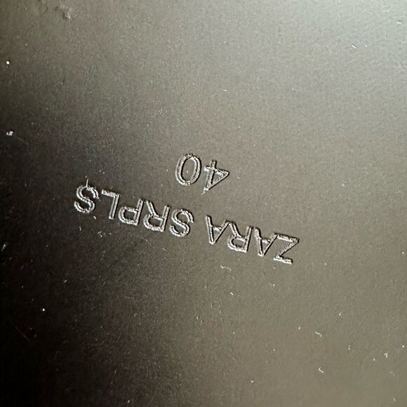 Zara SRPLS Limited Edition Genuine Leather Flats - Picture 6 of 6